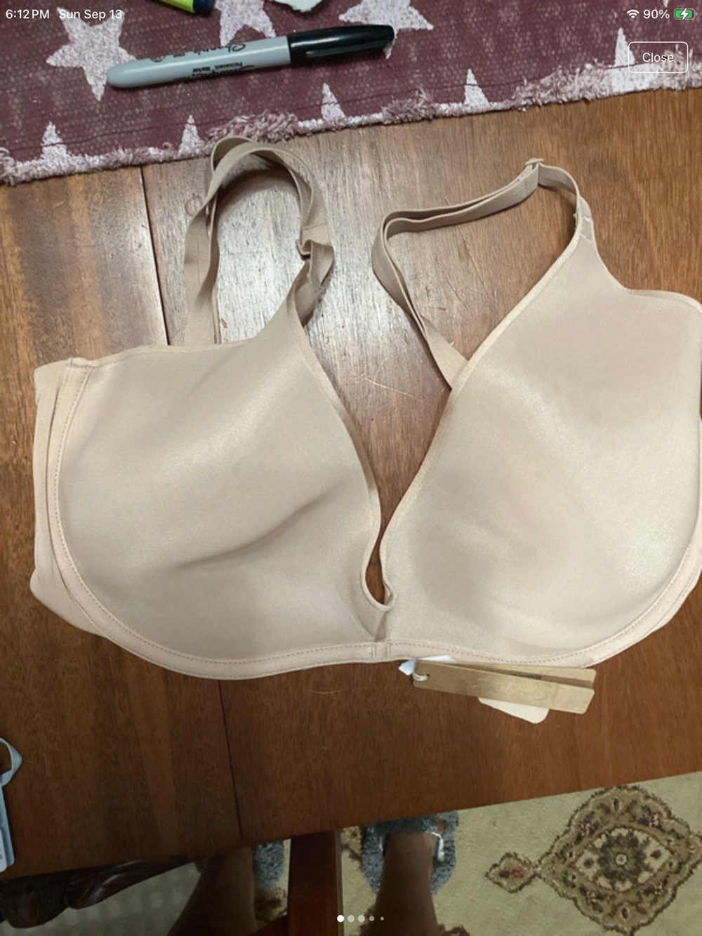 SKIMS Light Beige Seamless Support Bra